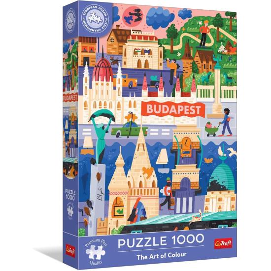 Puzzle Trefl Budapest, Hungría de 1000 Piezas
