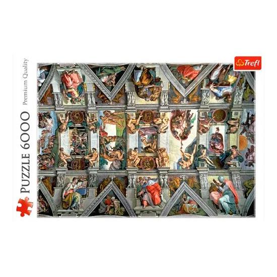 Puzzle Trefl Bóvedas de la Capilla Sixtina de 6000 Piezas