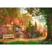 Puzzle Trefl Cabaña Con Techo De Paja de 1000 Piezas