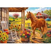 Puzzle Trefl Caballo En La Granja de 1000 Piezas
