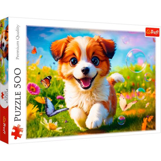 Puzzle Trefl Cachorro Feliz de 500 Piezas