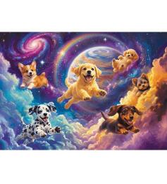 Puzzle Trefl Cachorros Espaciales de 500 Piezas