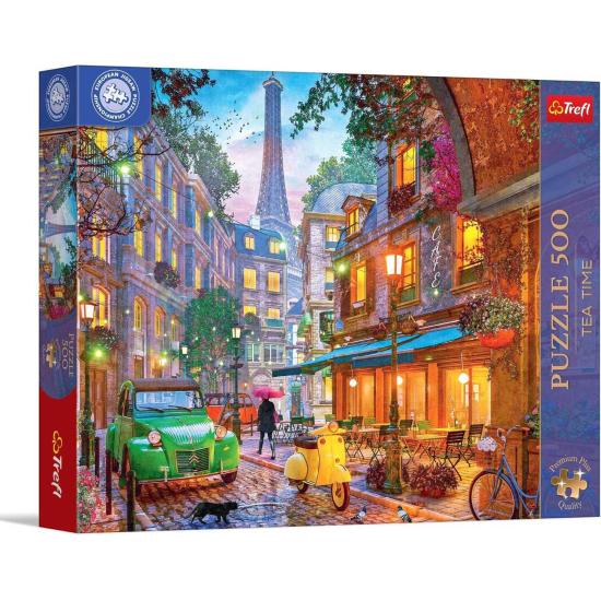 Puzzle Trefl Café de Esquina en París de 500 Piezas