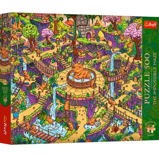 Puzzle Trefl Capibaras Divertidas de 500 Piezas