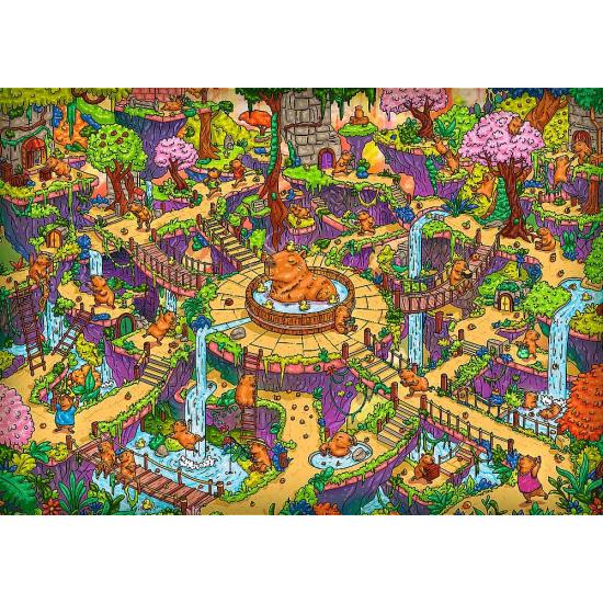 Puzzle Trefl Capibaras Divertidas de 500 Piezas