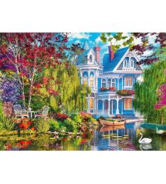Puzzle Trefl Casa junto al Lago de 2000 Piezas