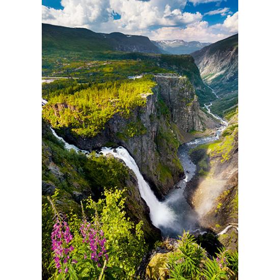 Puzzle Trefl Catarata Voringfossen, Noruega de 1000 Piezas Puzzle Trefl Catarata Voringfossen, Noruega de 1000 Piezas