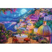 Puzzle Trefl Cita Nocturna en Positano de 1500 Piezas