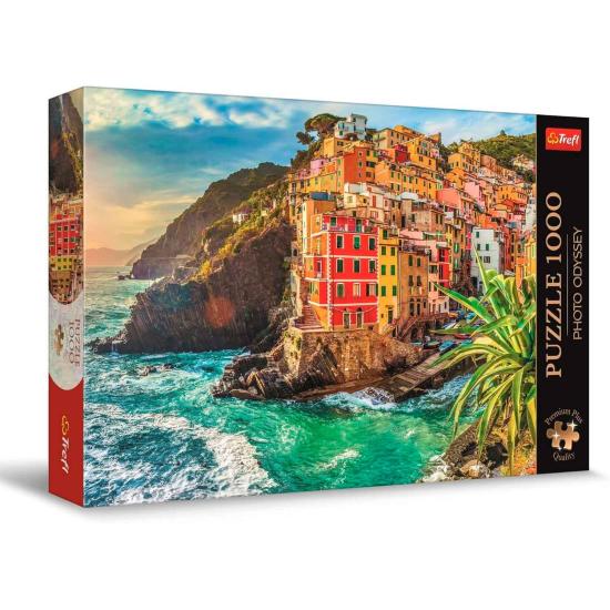 Puzzle Trefl Ciudad de Riomaggiore, Italia 1000 Piezas