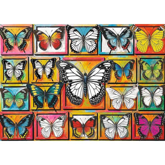 Puzzle Trefl Creative Colección De Mariposas de 500 Piezas