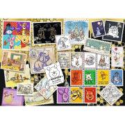Puzzle Trefl Colección de Sellos Winnie the Pooh de 1000 Pzs