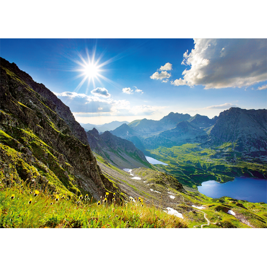 Puzzle Trefl Colina en el Tatras de 2000 Piezas