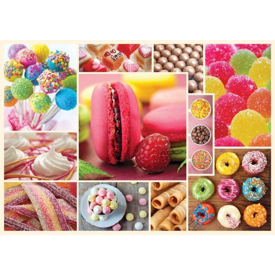 Puzzle Trefl Collage de Dulces de 1000 Piezas