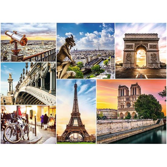 Puzzle Trefl Collage de Imágenes de París de 3000 Piezas
