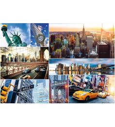 Puzzle Trefl Collage de Imáges de Nueva York 4000 Piezas