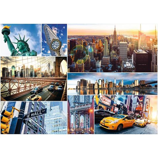 Puzzle Trefl Collage de Imáges de Nueva York 4000 Piezas