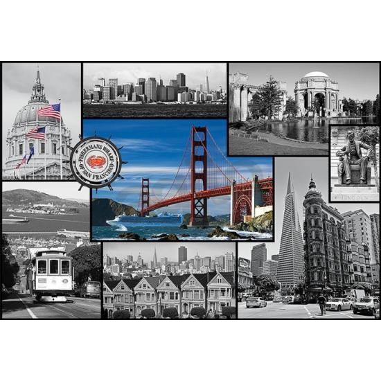 Puzzle Trefl Collage de San Francisco de 1500 Piezas