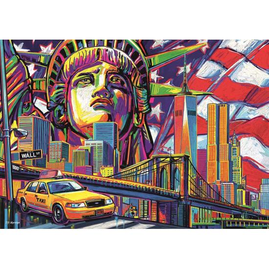 Puzzle Trefl Colores de Nueva York de 1000 Piezas