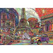 Puzzle Trefl Colores de París de 1000 Piezas