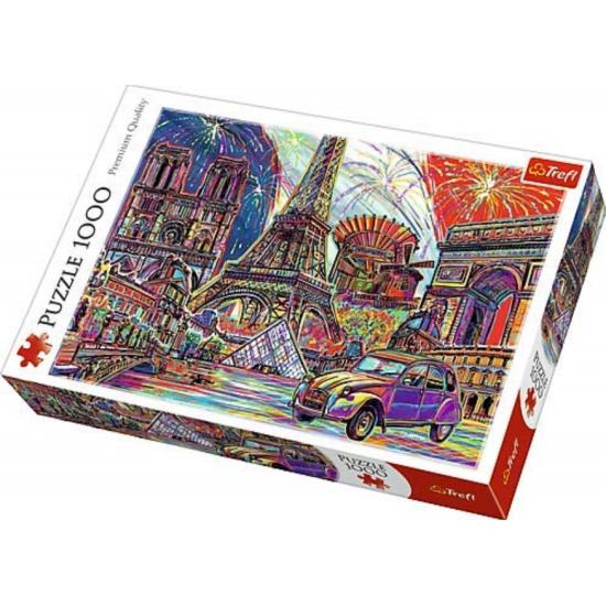 Puzzle Trefl Colores de París de 1000 Piezas