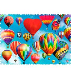 Puzzle Trefl Crazy Shapes Globos Coloridos de 600 Pzs