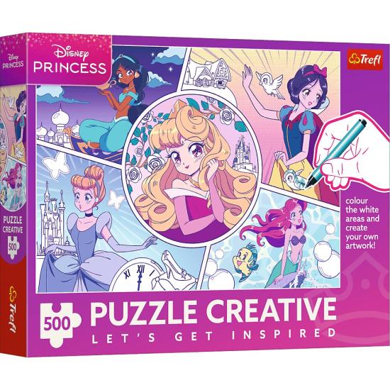 Puzzle Trefl Creative Princesas Disney de 500 Piezas