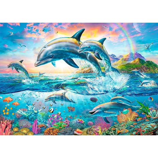 Puzzle Trefl DelfinesFelices de 2000 Piezas Puzzle Trefl DelfinesFelices de 2000 Piezas