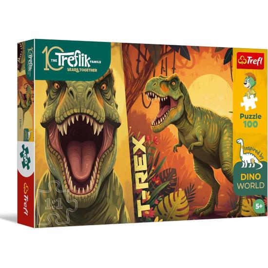 Puzzle Trefl Dino T-Rex XXL de 100 Piezas