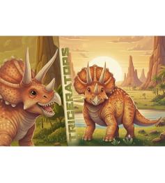 Puzzle Trefl Dino Triceratops XXL de 100 Piezas