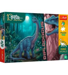 Puzzle Trefl Diplodocus XXL de 100 Piezas