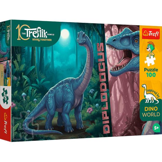 Puzzle Trefl Diplodocus XXL de 100 Piezas