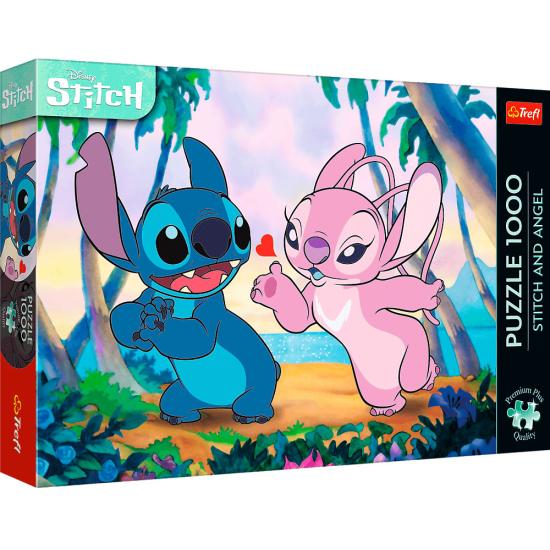 Puzzle Trefl Disney Stitch Y Ángel de 1000 Pieza