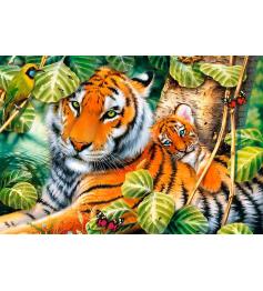 Puzzle Trefl Dos Tigres de 1500 Piezas
