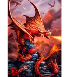 Puzzle Trefl Dragón de Fuego 1000 Piezas