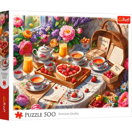 Puzzle Trefl Dulces Para El Día De La Madre de 500 Piezas