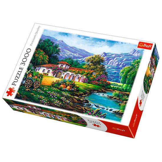 Puzzle Trefl El Arroyo de la Hacienda de 3000 Piezas