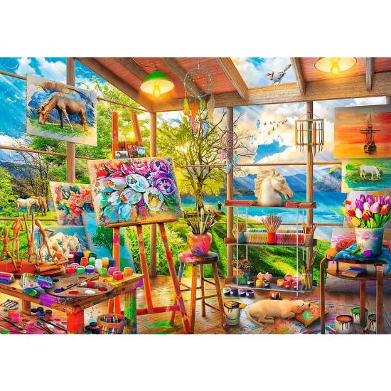 Puzzle Trefl El Arte de Pintar de 2x500 Piezas