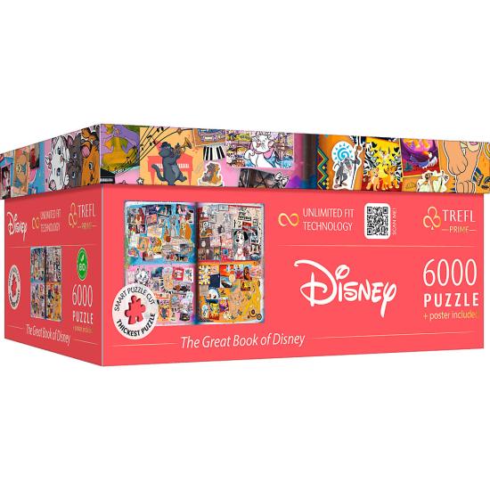 Puzzle Trefl El Gran libro de Disney de 6000 Piezas