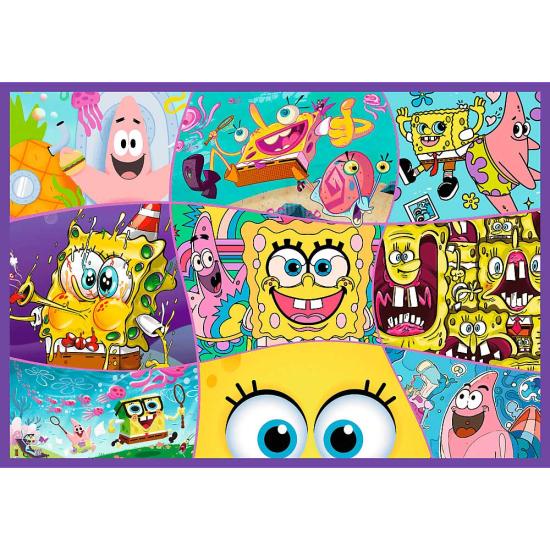 Puzzle Trefl El Loco Mundo De Bob Esponja XXL de 4x250 Piezas