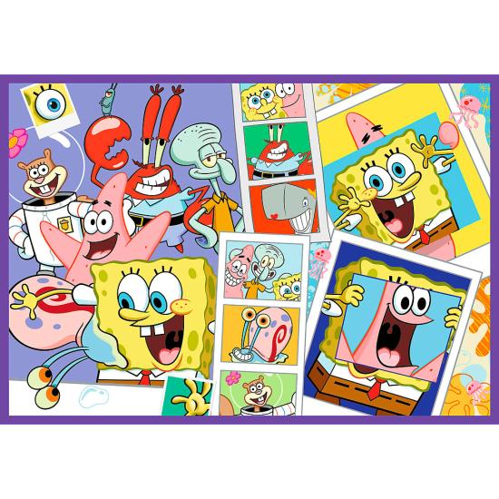 Puzzle Trefl El Loco Mundo De Bob Esponja XXL de 4x250 Piezas