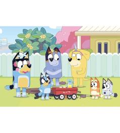 Puzzle Trefl El Mundo Feliz de Bluey XXL de 100 Piezas