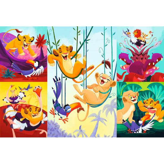 Puzzle Trefl El Valiente Rey León XXL de 100 Piezas