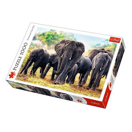 Puzzle Trefl Elefantes Africanos de 1000 Piezas Puzzle Trefl Elefantes Africanos de 1000 Piezas