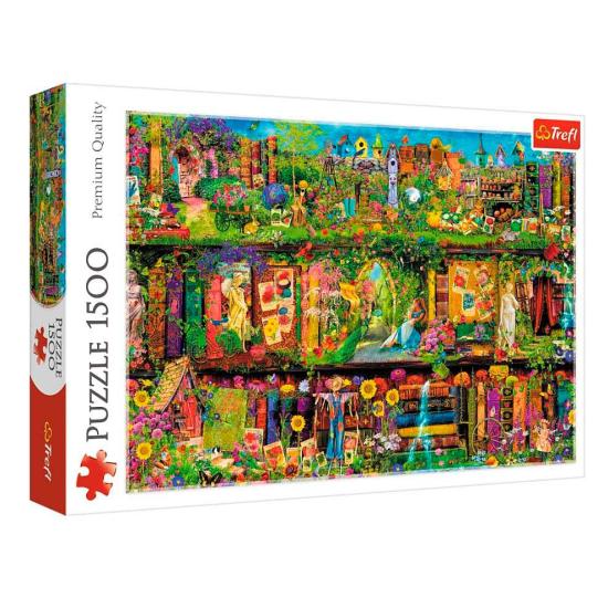 Puzzle Trefl Estantería de Cuentos de Hadas de 1500 Piezas