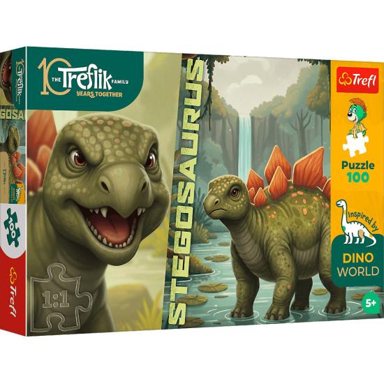 Puzzle Trefl Estegosaurio XXL de 100 Piezas