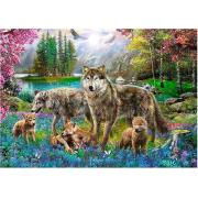 Puzzle Trefl Familia de Lobos de 1000 Piezas