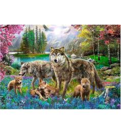 Puzzle Trefl Familia de Lobos de 1000 Piezas