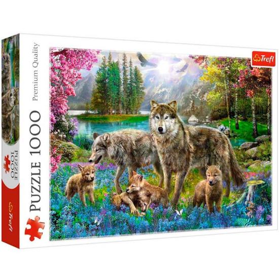 Puzzle Trefl Familia de Lobos de 1000 Piezas Puzzle Trefl Familia de Lobos de 1000 Piezas