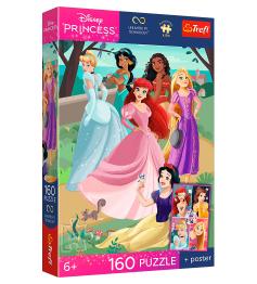 Puzzle Trefl Fiesta Encantada Princesas Disney XXL de 160 Pzs