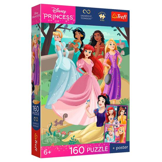 Puzzle Trefl Fiesta Encantada Princesas Disney XXL de 160 Pzs